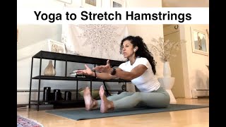 Gentle Hamstring amp Calf Stretch Yoga  Flexibility amp Strength Flow [upl. by Lednyk]