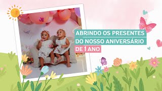 ABRINDO OS PRESENTES DO NOSSO ANIVERSÁRIO DE 1 ANO [upl. by Wilone]