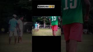 My penalty miss 😔🥺 reels footballlovers subscribe [upl. by Benson]