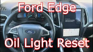 2023 Ford Edge  Oil Light Maintenance Reset [upl. by Kally317]