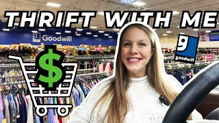 Thrift with Me at 2 GOODWILLS for Poshmark amp eBay Reseller Vlog 25 [upl. by Erapsag]