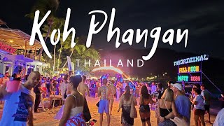 Koh Phangan nightlife Full Moon Party 2024 Thailand [upl. by Alair]