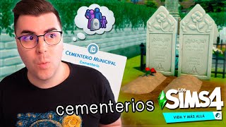 Actualizando los CEMENTERIOS de mis partidas con Los Sims 4 Vida y Más Allá 🙏🏼✨ [upl. by Hertzog]