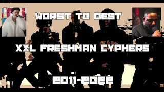 All 123 XXL Freshman Cyphers Ranked From Worst To Best 20112022 [upl. by Blythe]