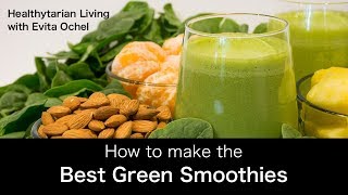 How to Make a Green Smoothie — 5 Step Template whole food vegan oilfree [upl. by Hamel]