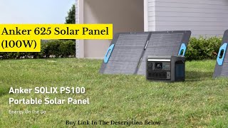 Anker 625 Solar Panel 100W  PowerGen USA [upl. by Suivatram]