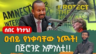 ሰበር ትንታኔ‼️ ዐብይ የነቃባቸው ነጮች በጅሮንድ አምነስቲ‼️ [upl. by Glynn]