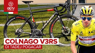 La Colnago V3RS di Tadej Pogacar  Biciclette dei professionisti [upl. by Vanessa708]