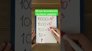 10’nun Kuvvetlerikeşfetmatematika mathmathsmatematikshorts shortvideoykslgstemelmatematik [upl. by Chantalle493]