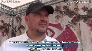 Interview with Jorn Van Deynhoven at Tomorrowland 2014 [upl. by Ainatnas]