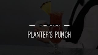 Classic Cocktail  Planters Punch [upl. by Idonna446]