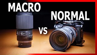 MACRO vs NORMAL lens for macro photography [upl. by Corette379]