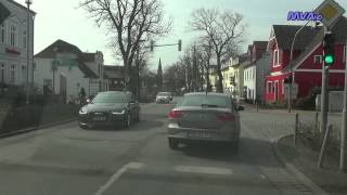 Fahrt auf der Bäderstraße ZingstPrerowAhrenshoopWustrow Darß [upl. by Jehovah]