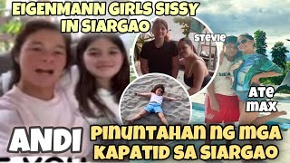 Eigenmann Sisters nasa SIARGAO dinadamayan si Andi para sumaya at makabonding sina Ellie Lilo Koa [upl. by Lap]