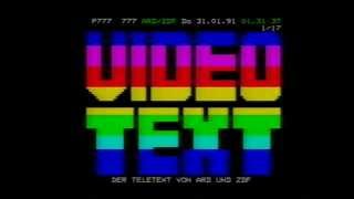 ZDF  Videotext für alle 31011991 [upl. by Nelan256]