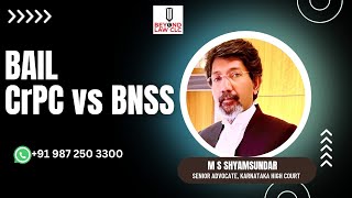 Bail Crpc Vs BNSS [upl. by Alolomo]