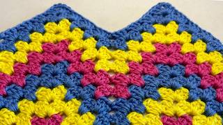 Crochet GRANNY RIPPLE Pattern  Easy Quick and Perfect for Blankets amp Scarves [upl. by Ateuqirne]