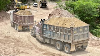 OVERLOAD TRUCKS POZZOLAN MINING  S4•E1 [upl. by Haneeja]