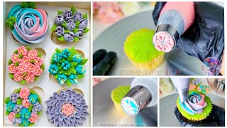 6 TRICKS On How to Use Different Cake Nozzles  Cake Decorating Tips and Tricks [upl. by Westhead897]