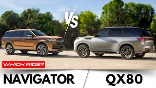 2025 Lincoln Navigator vs Infiniti QX80 Which is BETTER [upl. by Eirahcaz]