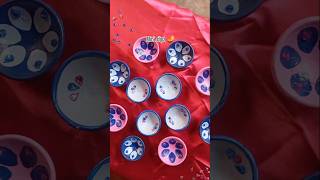 Mini decorated diya🪔 happydiwali diwalicelebration diydiya diya newsong rahulvaidya [upl. by Almire]