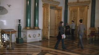 St Petersburg  The Hermitage Malachite Hall Palais de lErmitage le salon de Malachite HD [upl. by Hickey]