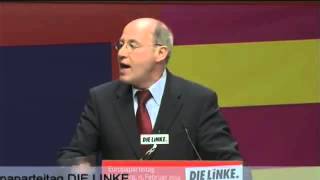 Gregor Gysi EuropaParteitag Die Linke150214Wir wollen Europa positiv gestalten [upl. by Noonan622]