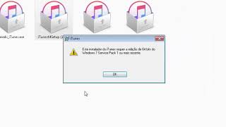 Erro ao instalar o Itunes em meu pc com o Windows 7 Resolvido [upl. by Furnary]