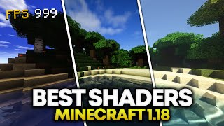 TOP 3 NAJLEPSZYCH SHADERÓW MINECRAFT 118 2022 [upl. by Bennion]