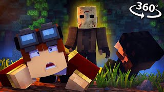 Can YOU ESCAPE Jason AGAIN in 360VR  Horror Minecraft VR Video [upl. by Poucher188]