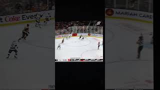 Joel Edmundson amp Justin Brazeau Double Board Crash nhl hockey lakings bruins [upl. by Naahs]