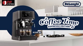 Coffee Time with Delonghi Espresso Edition  One Living Sdn Bhd [upl. by Selmore]