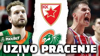 UŽIVO Crvena zvezda vs Cedevita Olimpija [upl. by Etterraj]