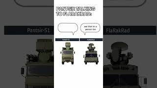 Pantsir talks to FlaRakRad warthunder shorts english funny memes [upl. by Yahiya]