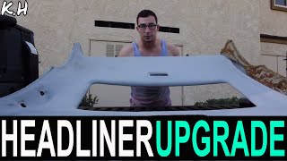 HOW TO FIXREPAIR A HEADLINER Upgrade 2017 [upl. by Hayman]