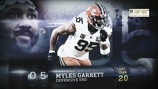 5 Myles Garrett DE Browns NFL Top 100 Players Of 2024 [upl. by Demott]