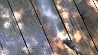 How to Power Wash a Redwood Deck [upl. by Ainslee]