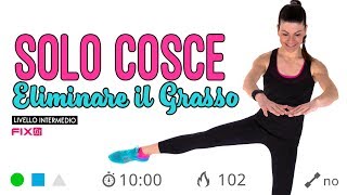 Snellire Le Cosce Esercizi Per Le Gambe Senza Salti [upl. by Eicyaj108]