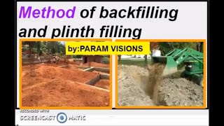 Method of backfilling and plinth fillingBackfilling and plinth filling procedure [upl. by Chaworth]