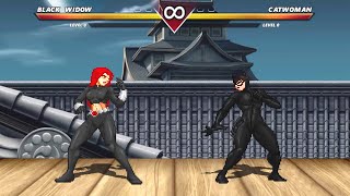 Black Widow VS Black Catwoman I HIGH LEVEL EPIC FIGHT [upl. by Kissiah94]