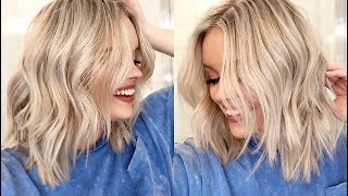 HOW TO EASY WAVES TUTORIAL  Short to Medium Length Hair [upl. by Aramit]