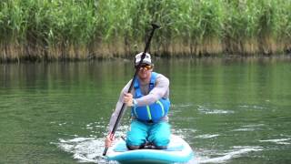 Knee Paddling  Stand Up Paddle Board Technique [upl. by Antonina]