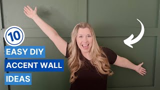 10 Easy DIY Accent Wall Ideas Simple Accent Wall Ideas [upl. by Noellyn]