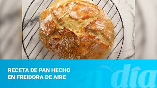 Receta de pan hecho en freidora de aire [upl. by Aemat]