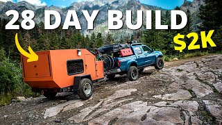 FULL TOUR  How To Build an AFFORDABLE CAMPER in 4 Weeks [upl. by Akkina]