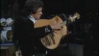 Johnny Cash  Ghost Riders In The Sky Live  1987 [upl. by Gannie]