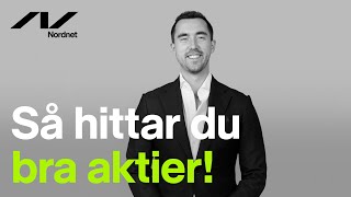 Aktieanalys Så hittar du bra aktier [upl. by Craner9]