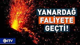 Avrupanın En Yüksek Yanardağı Etna Lav Püskürtmeye Başladı  NTV [upl. by Eniotna589]