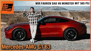 MercedesAMG GT 63 im Test 2024 Wir fahren das V8 Monster mit 585 PS Fahrbericht  Review  V8 [upl. by Nedap393]