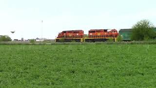 Quick Shots of TPampW TPW 3441 TPW 3442 near Remington Indiana [upl. by Giffer445]